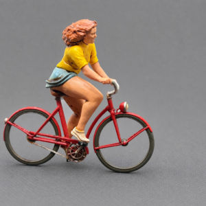 radfahrerin